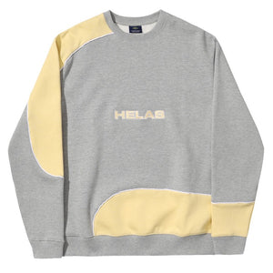 Helas Round Crewneck Sweatshirt Heather Grey