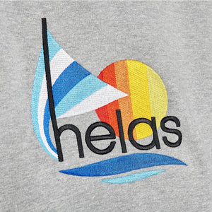Helas Sail Crewneck Sweatshirt Heather Grey