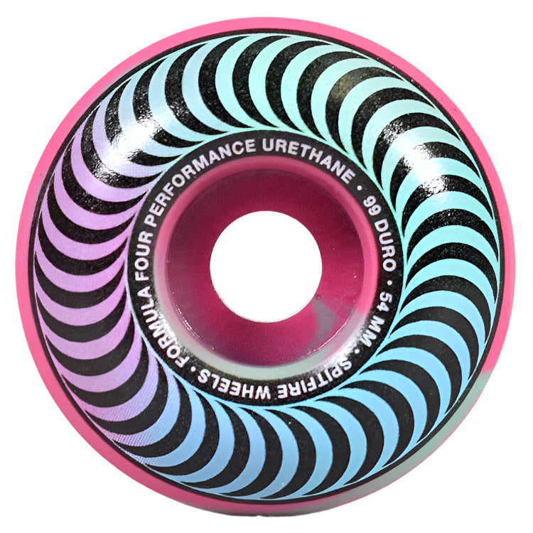 Spitfire Wheels Formula Four Classic Pink/Teal Swirl Skateboard