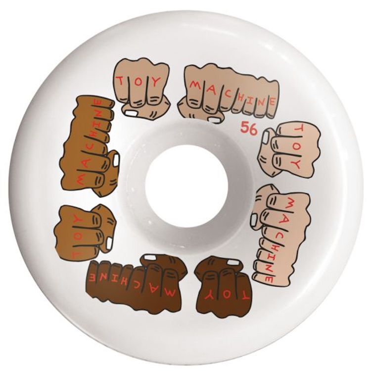 Toy Machine Fists Colors C-LineSkateboard Wheels 99a 56mm
