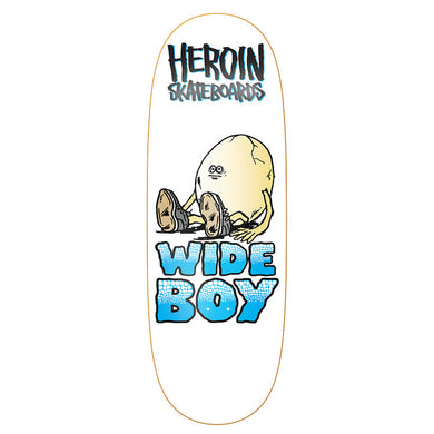 Heroin Skateboards Wide Boy Egg Skateboard Deck 10.75