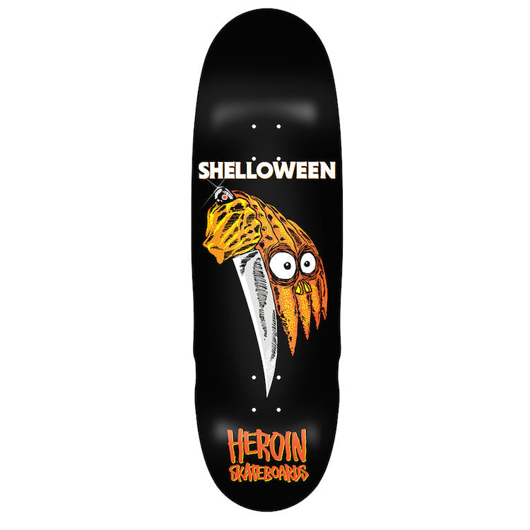 Heroin Skateboards Shelloween Skateboard Deck 9.625