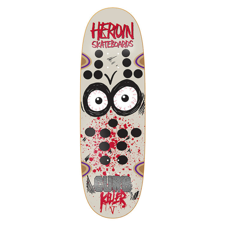 Heroin Skateboards Curb Killer 5 Symmetrical Skateboard Deck 10