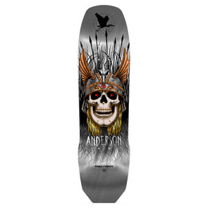 Powell Peralta Andy Anderson Heron '03' Silver Foil - Shape 289 Skateboard Deck 8.45"