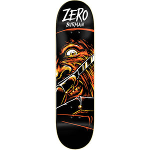 Zero Skateboards Dane Burman Fright Night GITD Skateboard Deck 8.25"