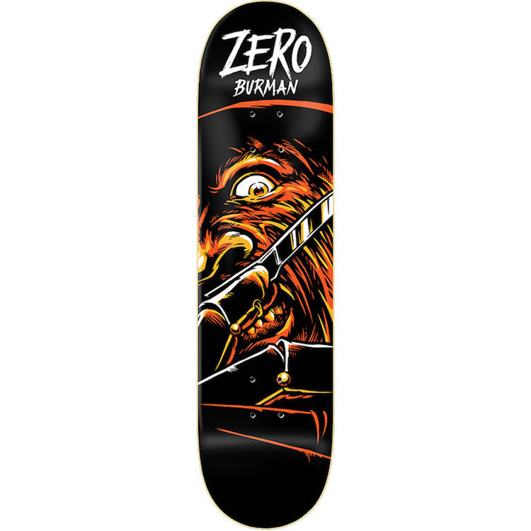 Zero Skateboards Dane Burman Fright Night GITD Skateboard Deck 8.25