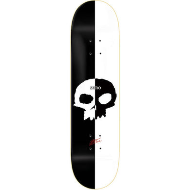 Zero Skateboards Forrest Edwards Split Single Skull Skateboard Deck 8.25