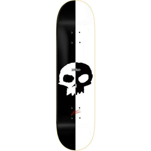 Zero Skateboards Forrest Edwards Split Single Skull Skateboard Deck 8.25"