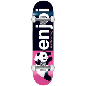 Enjoi Skateboards Half And Half Pink Complete Skateboard 8"