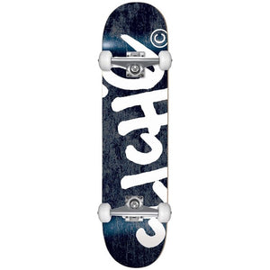 Cliche Handwritten Youth Black/White Complete Skateboard 7"