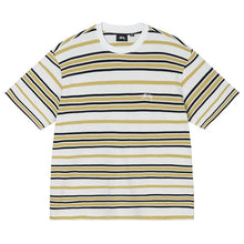 Stussy Alton Stripe Crew T-Shirt Bone