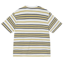 Stussy Alton Stripe Crew T-Shirt Bone