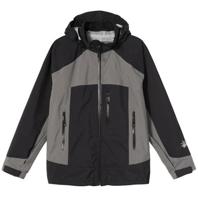 Stussy Taped Seam Rain Shell Jacket Black