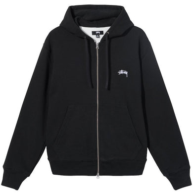 Stussy Thermal Zip Hoody Black