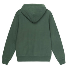 Stussy Overdyed Stock Logo Hoodie Forest