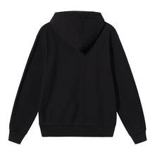 Stussy Overdyed Smooth Stock Logo Hoodie Black