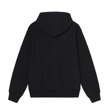 Stussy Stock Logo Applique Hoodie Black
