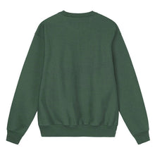 Stussy Overdyed Stock Logo Crewsweat Forest