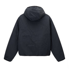 Stussy Reversible Pattern Sherpa Fleece/Nylon Zip Jacket Natural