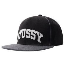 Stussy Melton Piped Arch Cap Black