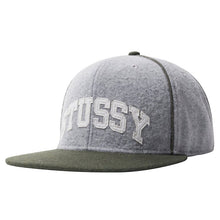 Stussy Melton Piped Arch Cap Heather Grey