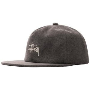 Stussy Stock Pigment Strapback Cap Black