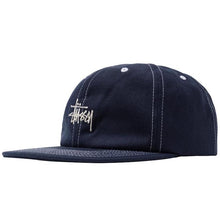Stussy Contrast Stitch Stock Cap Navy