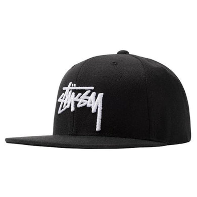 Stussy Stock Logo Cap Black