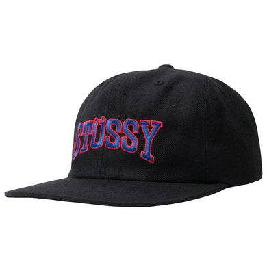 Stussy Burly Arch Snapback Cap Black