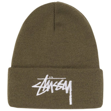 Stussy Big Stock Cuff Beanie Olive