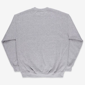Krooked Skateboards Krooked Eyes Sweatshirt Grey Heather/Dark Green