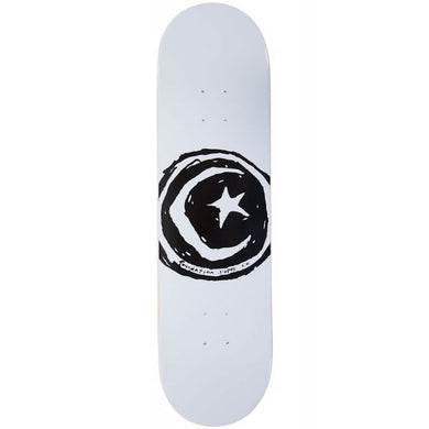 Foundation Skateboards Star & Moon White Skateboard Deck 8.25