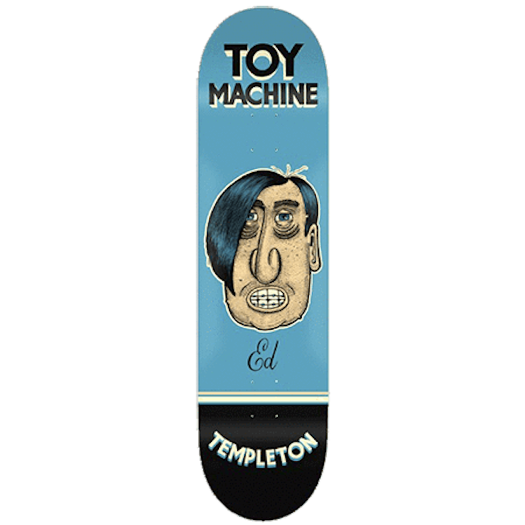 Toy Machine Templeton Pen N Ink Skateboard Deck 8.5