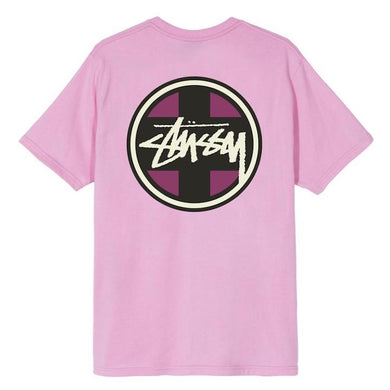 Stussy Cross Dot T-Shirt Pink