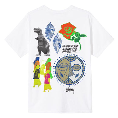 Stussy Funky Tribe T-Shirt White