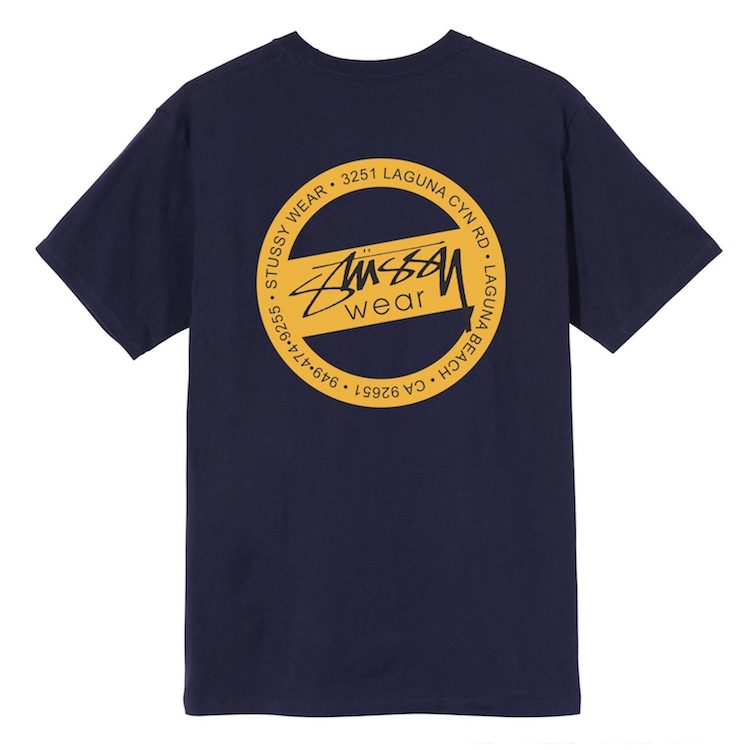 Stussy Laguna Dot T-Shirt Navy