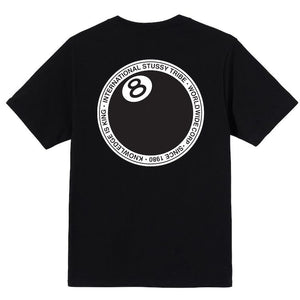 Stussy 8 Ball Dot T-Shirt Black