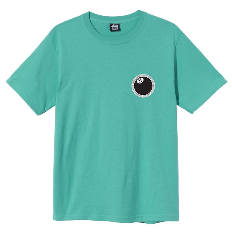 Stussy 8 Ball Dot T-Shirt Green