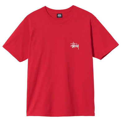 Stussy Basic Logo T-Shirt Red