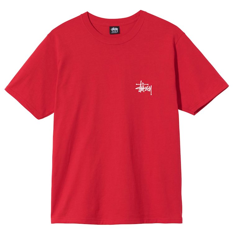Stussy Basic Logo T-Shirt Red