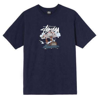 Stussy Something's Cookin T-Shirt Navy