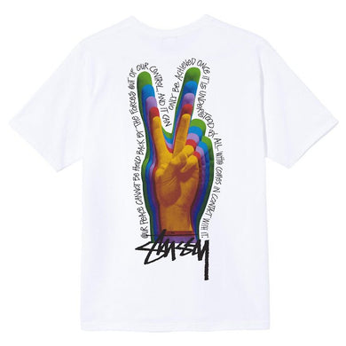 Stussy Peace Sign T-Shirt White