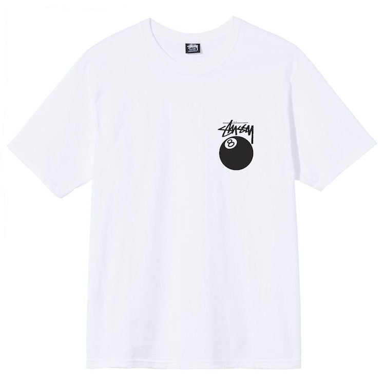 Stussy 8 Ball T-Shirt White