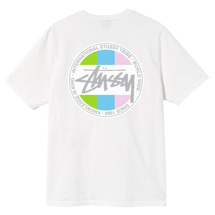 Stussy Classic Dot Pigment Dyed T-Shirt Natural