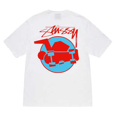 Stussy Skateman T-Shirt White