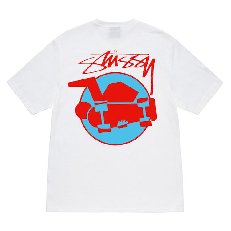 Stussy Skateman T-Shirt White