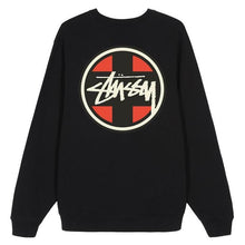 Stussy Cross Dot Crewsweat Black