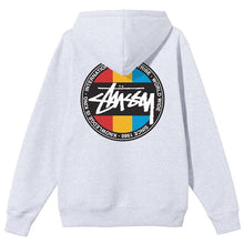Stussy Classic Dot Hoodie Ash Heather