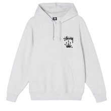 Stussy Stock Crown Hoodie Ash Heather