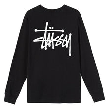 Stussy Basic Logo Longsleeve T-Shirt Black